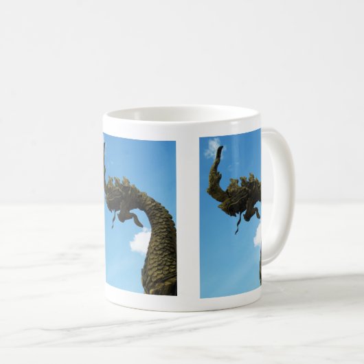 Naga ... Pha That Luang Stupa, Laos Kaffeetasse (VorderseiteRechts)
