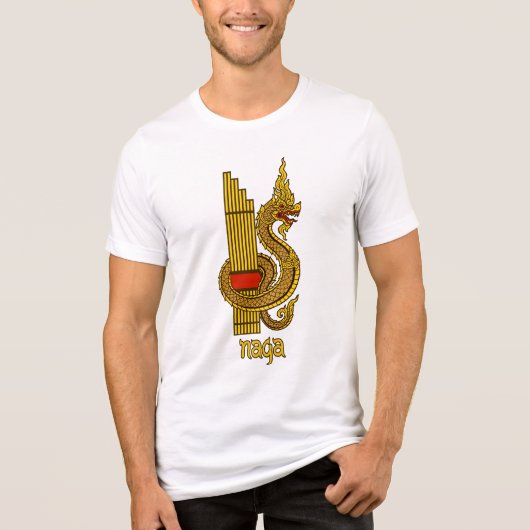 Naga und Khaen Tri-Blend Shirt (Vorderseite)