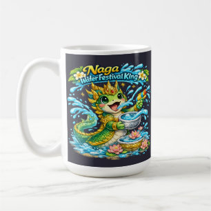 Naga-Wasserfestival-König Pi Mai Lao-Shirt Kaffeetasse