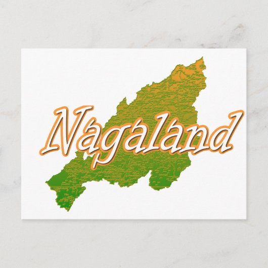 Nagaland Postkarte (Vorderseite)