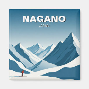 Nagano Japan Skilanglauf Magnet