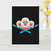 Nagano-Skifahrer Karte (Gelbe Blume)