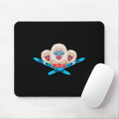 Nagano-Skifahrer Mousepad (Mit Mouse)
