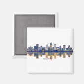 Nagano Skyline Magnet (Vorderseite/Rückseite)