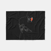 Nagano Snowboard Fleecedecke (Vorderseite (Horizontal))