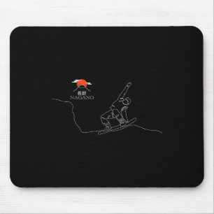 Nagano Snowboard Mousepad