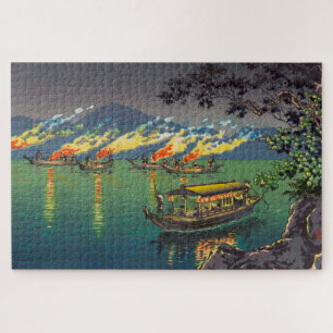Nagaragawa Kormoranfischerei durch Tsuchiya Koitsu Puzzle