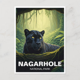 Nagarhole National Park India Travel Postkarte