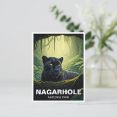 Nagarhole National Park India Travel Postkarte (Stehend Vorderseite)