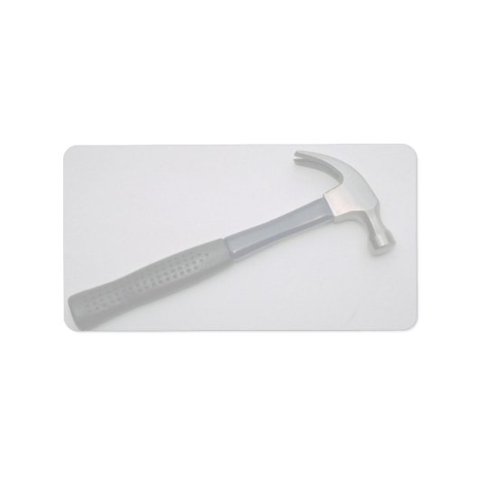 Nagehammer Adressaufkleber (Vorne)