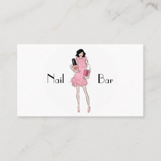 Nagel-Bar Visitenkarte (Vorderseite)