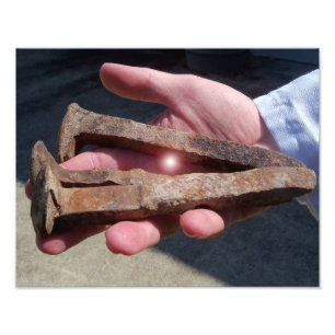 Nägel der Crucified Kreuzigung Christus Jesus Fotodruck