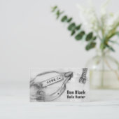 Nägel des Datums für das Festmachen von Schienenfa Visitenkarte (Stehend Vorderseite)