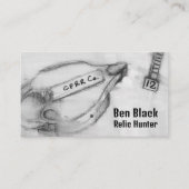 Nägel des Datums für das Festmachen von Schienenfa Visitenkarte (Vorderseite)