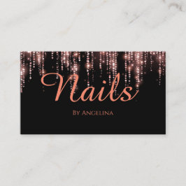 Nagel eleganten Typographie Visitenkarte