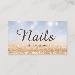 Nagel eleganten Typographie Visitenkarte