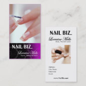 Nagel-Geschäfte - Visitenkarte (Vorne/Hinten)