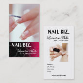 Nagel-Geschäfte - Visitenkarte (Vorne/Hinten)