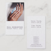 Nagel-Kosmetik 1 - Visitenkarte (Vorne/Hinten)