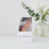 Nagel-Kosmetik 1 - Visitenkarte (Stehend Vorderseite)