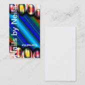 Nagel-Künstler-Visitenkarte Visitenkarte (Vorne/Hinten)