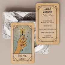 Nagel-Künstlerin Tarotkarten-Illustration Stern