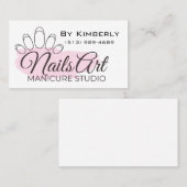 Nägel Manicure Visitenkarte (Vorne/Hinten)