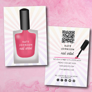 Nägel Maniküre Pediküre Schönheit Nageldesignerin Visitenkarte