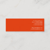 Nägel Mini Visitenkarte (Rückseite)