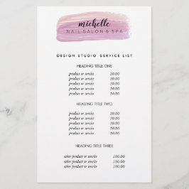 Nagel Polnischer Nagellack - Preise & Dienstleistu Flyer