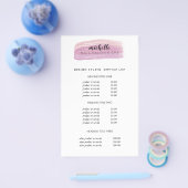 Nagel Polnischer Nagellack - Preise & Dienstleistu Flyer (Einzeln)