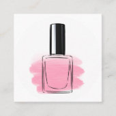 Nägel Quadratische Visitenkarte (Vorderseite)