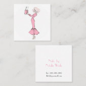 Nägel Quadratische Visitenkarte (Vorne/Hinten)