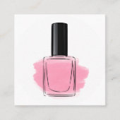 Nägel Quadratische Visitenkarte (Vorderseite)