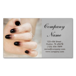 Nagel-Salon der Nagel-Nagel-Naille Magnetische Visitenkarte