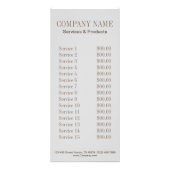 Nagel-Salon mit eleganten Maniküren Werbekarte (Hinten)