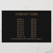 Nagel-Salon mit gürtelig-eleganter Maniküre Flyer (Hinten)