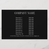 Nagel-Salon mit gürtelig-eleganter Maniküre Flyer (Hinten)