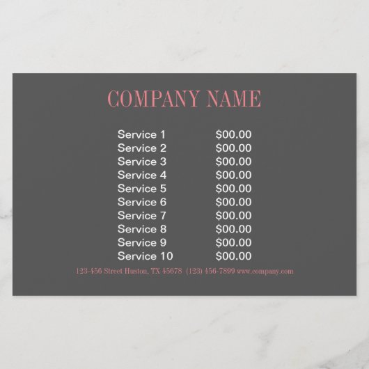 Nagel-Salon mit gürtelig-eleganter Maniküre Flyer (Hinten)