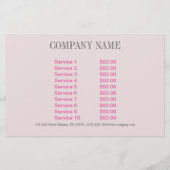 Nagel-Salon mit gürtelig-eleganter Maniküre Flyer (Hinten)