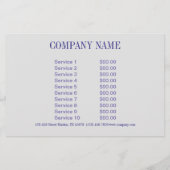 Nagel-Salon mit gürtelig-eleganter Maniküre Flyer (Hinten)