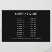 Nagel-Salon mit gürtelig-eleganter Maniküre Flyer (Hinten)