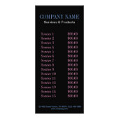 Nagel-Salon mit gürtelig-eleganter Maniküre Werbekarte (Hinten)