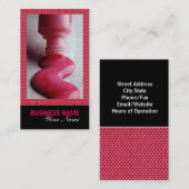 Nagel-Salon oder Nagel-Techniker-Visitenkarten Visitenkarte (Vorne/Hinten)