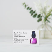 Nagel-Salon-Verabredung KRW kundenspezifische Terminkarte (Stehend Vorderseite)