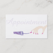 Nagel-Salon-Verabredungs-Karten Terminkarte (Rückseite)