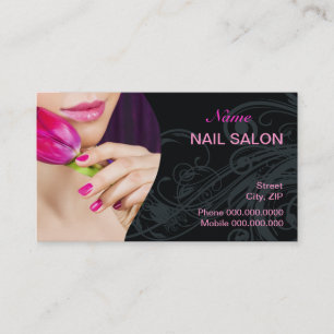 Nagel-Salon-Visitenkarte Terminkarte