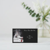 Nagel-Salon-Visitenkarte Visitenkarte (Stehend Vorderseite)