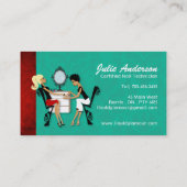 Nagel-Salon-Visitenkarte Visitenkarte (Rückseite)