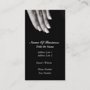 Nagel-Salon-Visitenkarte Visitenkarte